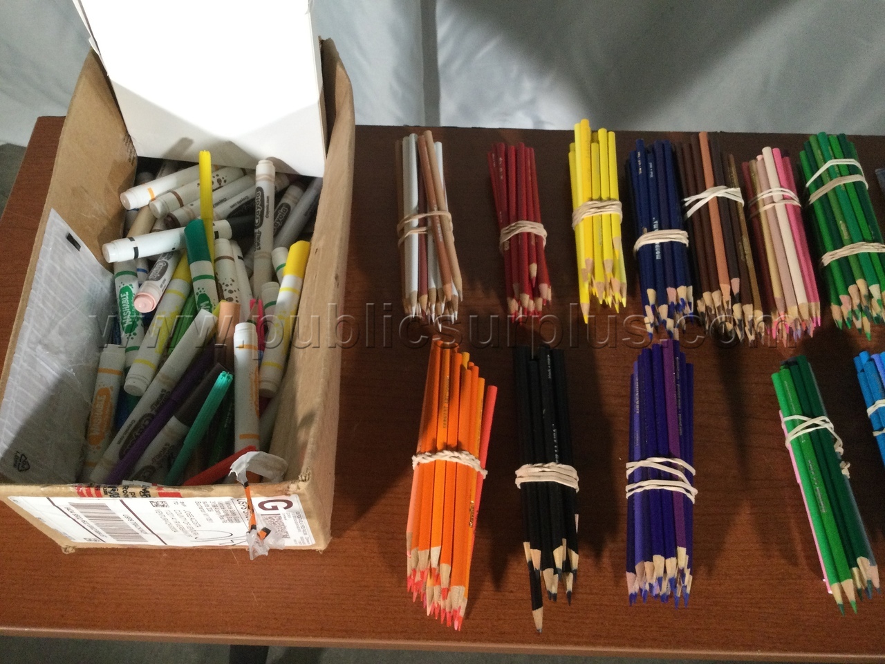 Lot of Misc. Art Supplies - 3355  3355 Government Surplus Auction - Photo #2