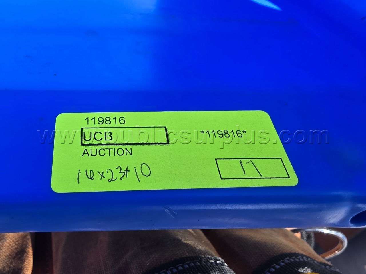 17 - Blue Stackable Bins (119816) BID IS PER BIN   Government Surplus Auction - Photo #3