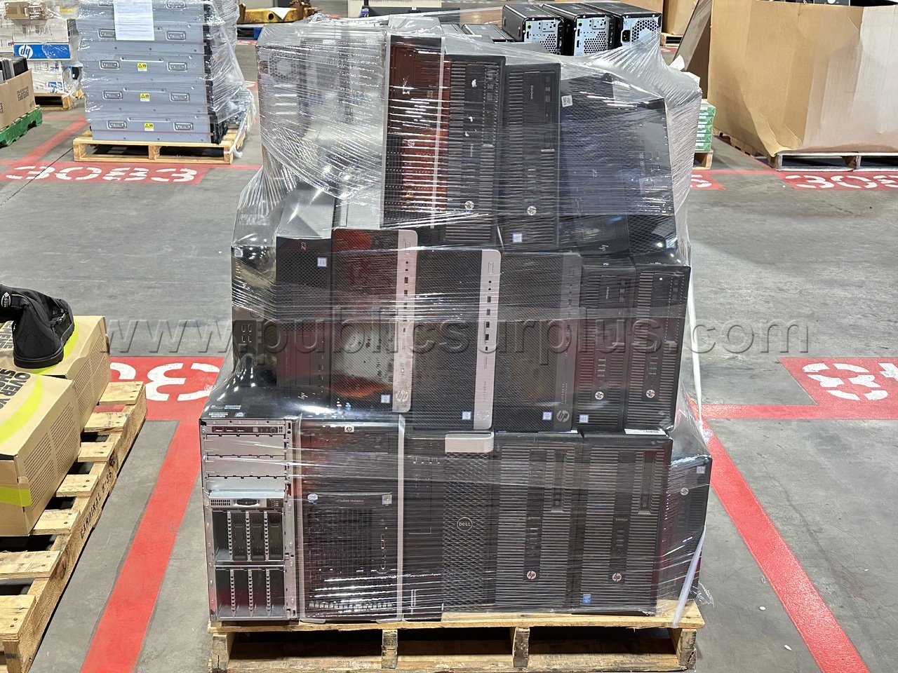 1 Pallet of Assorted Computers  for parts & repairs- Untested- /RA   Government Surplus Auction - Photo #5