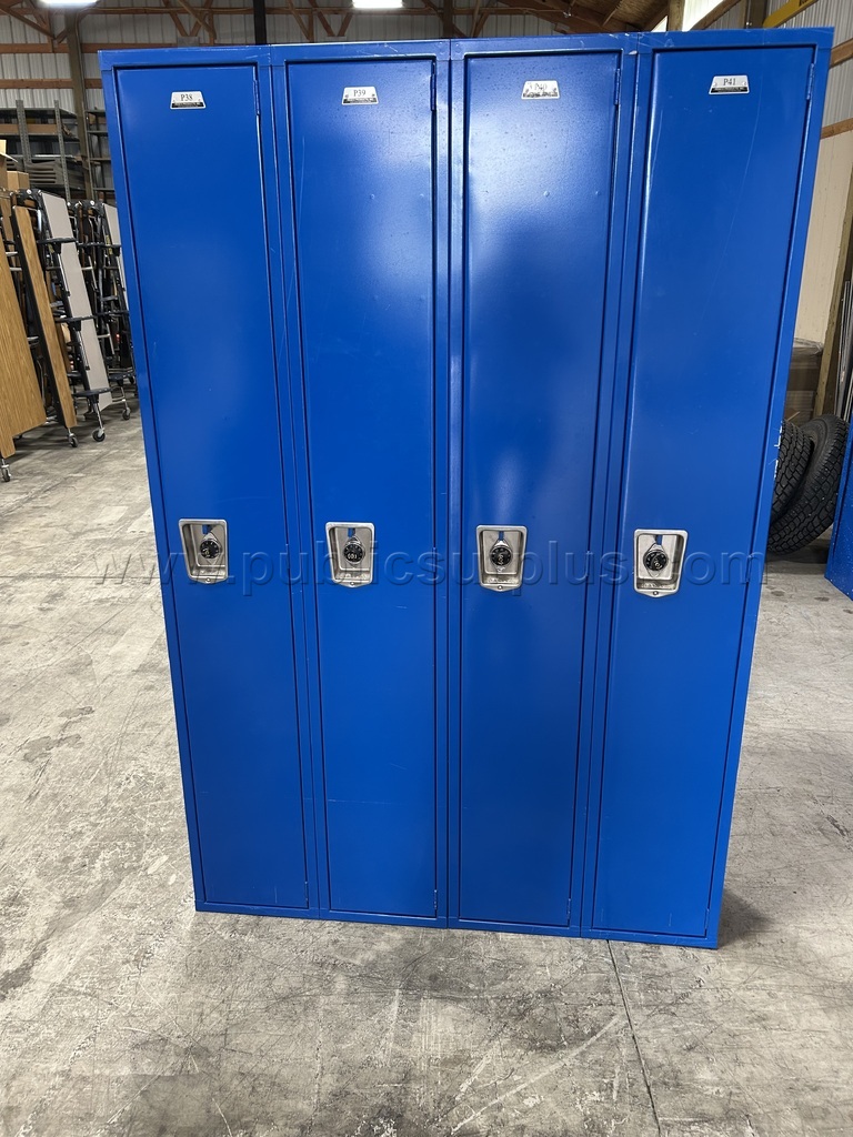 4 EACH OF THE 4 DOOR LOCKERS   Government Surplus Auction - Primary Photo
