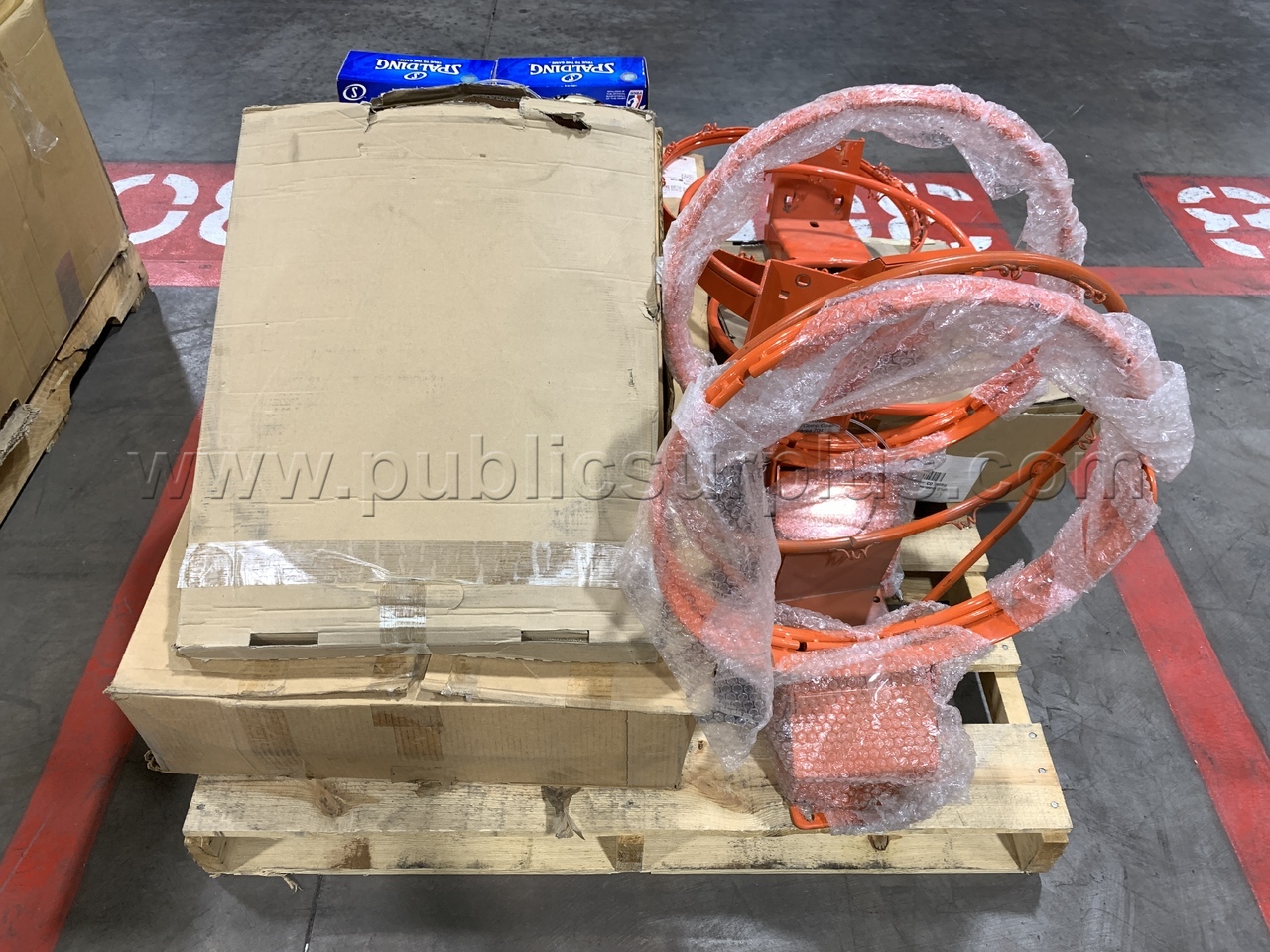 Basket Ball Hoops w/ Arcade-Style Basketball Game /KK   Government Surplus Auction - Photo #3