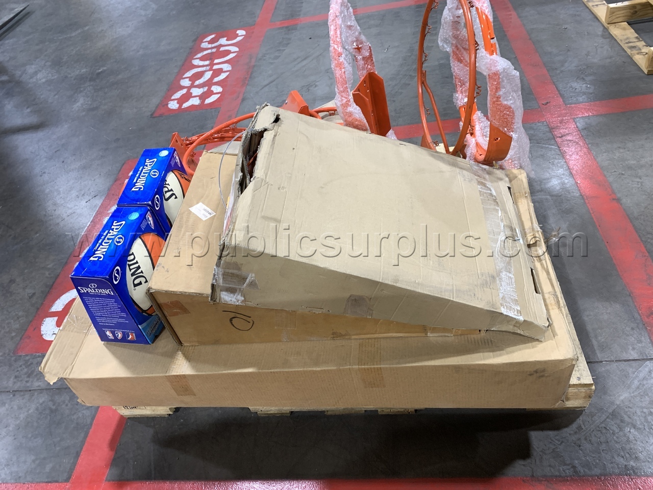 Basket Ball Hoops w/ Arcade-Style Basketball Game /KK   Government Surplus Auction - Photo #4