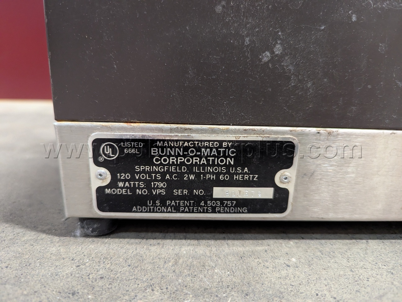 BUNN Dual Coffee Maker Freightliner M2 106 Government Surplus Auction - Photo #4