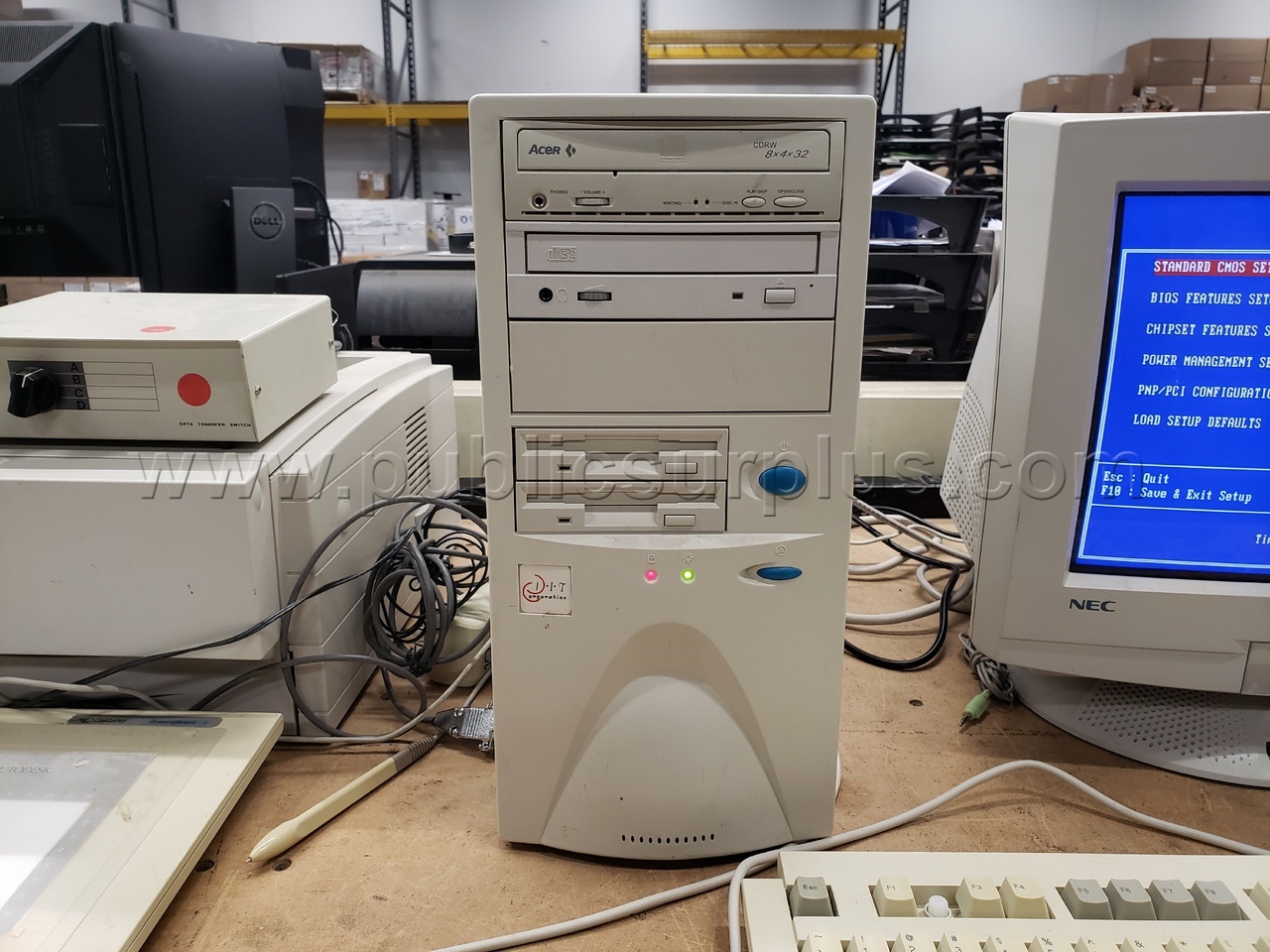 Vintage Computer w/Monitor and Accessories LOT-5162  5162 Government Surplus Auction - Photo #6