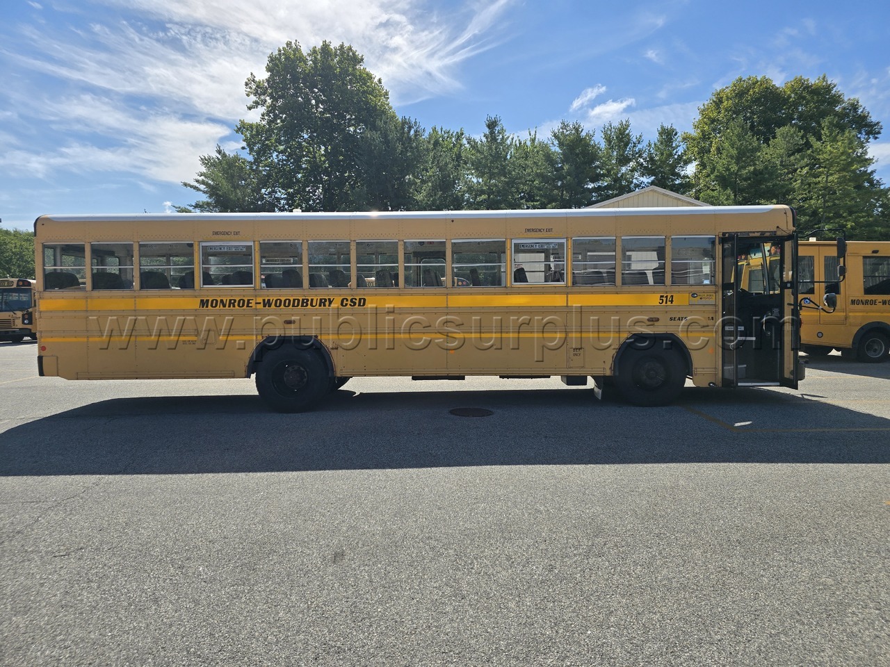 BUS 514 2012 BLUEBIRD D3FE Blue Bird 514 Government Surplus Auction - Photo #5