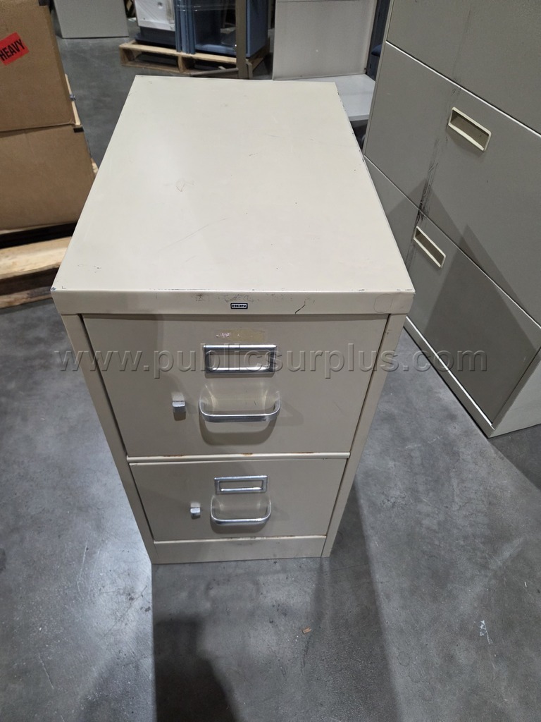 2-Drawer Filing Cabinet   Government Surplus Auction - Photo #2