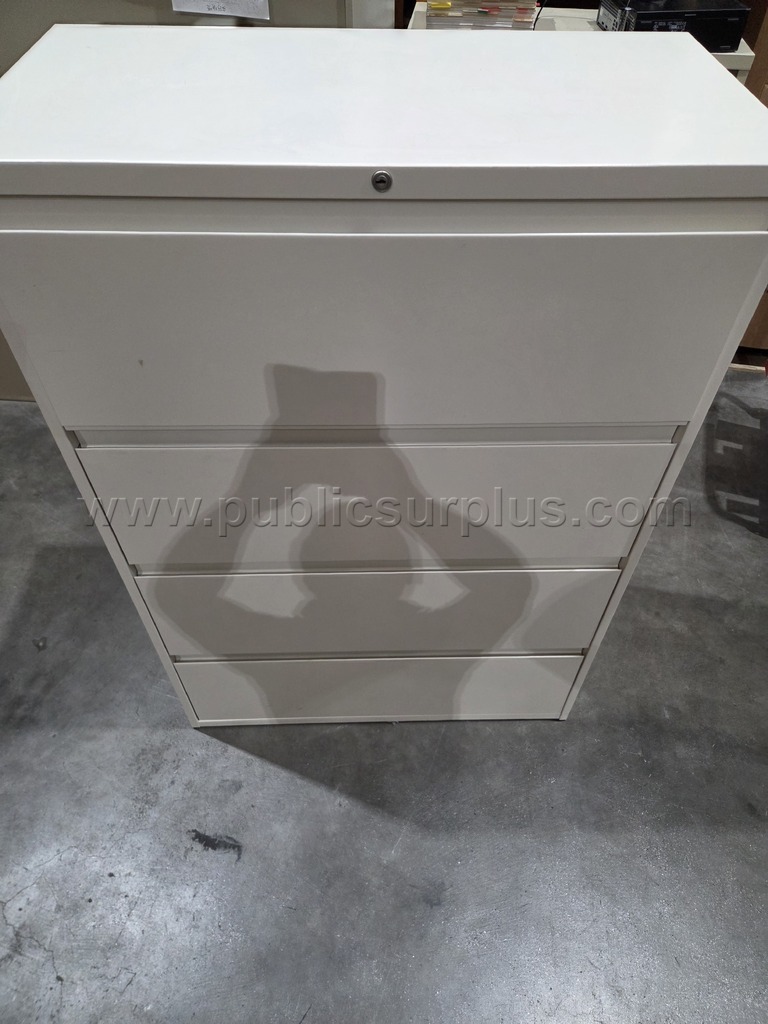 4-Drawer Filing Cabinet   Government Surplus Auction - Photo #2