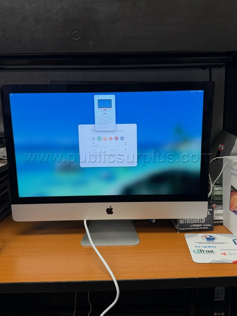 Apple iMac 27" Retina Core i7 3.8GHz 5K (2020) Apple  Government Surplus Auction - Primary Photo