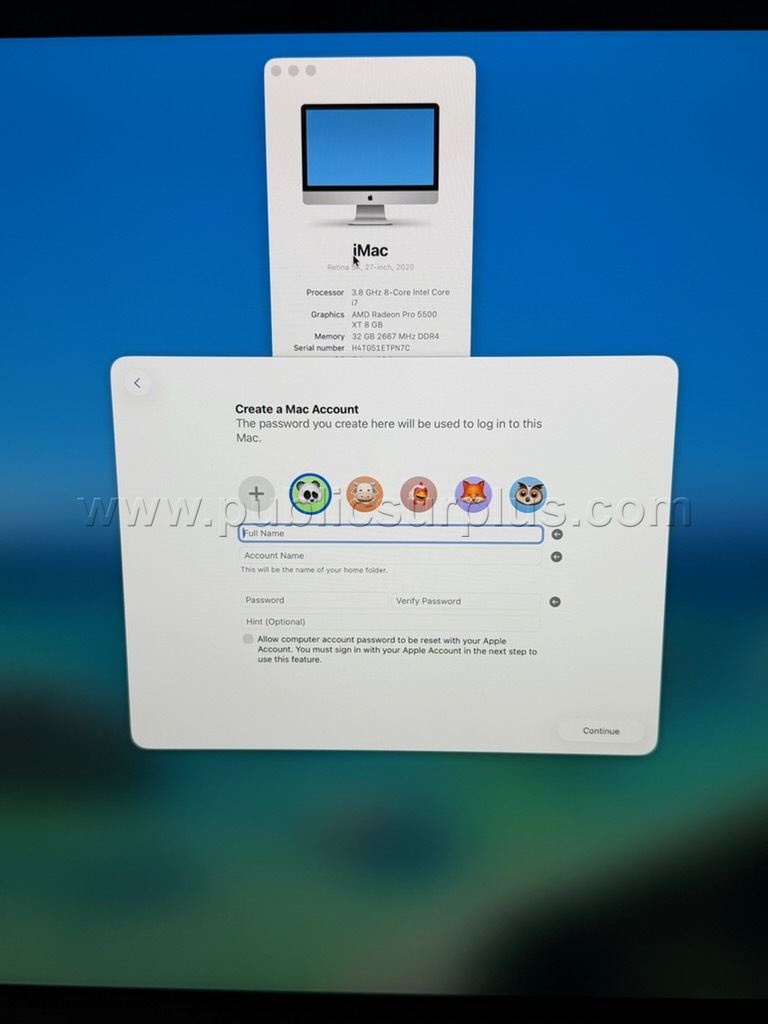 Apple iMac 27" Retina Core i7 3.8GHz 5K (2020) Apple  Government Surplus Auction - Photo #3