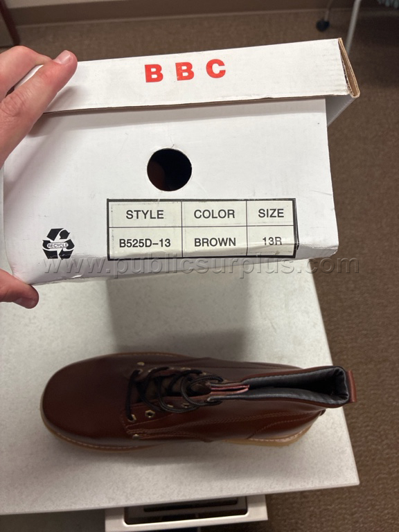 Bob Barker Work Boots Size 13   Government Surplus Auction - Photo #2