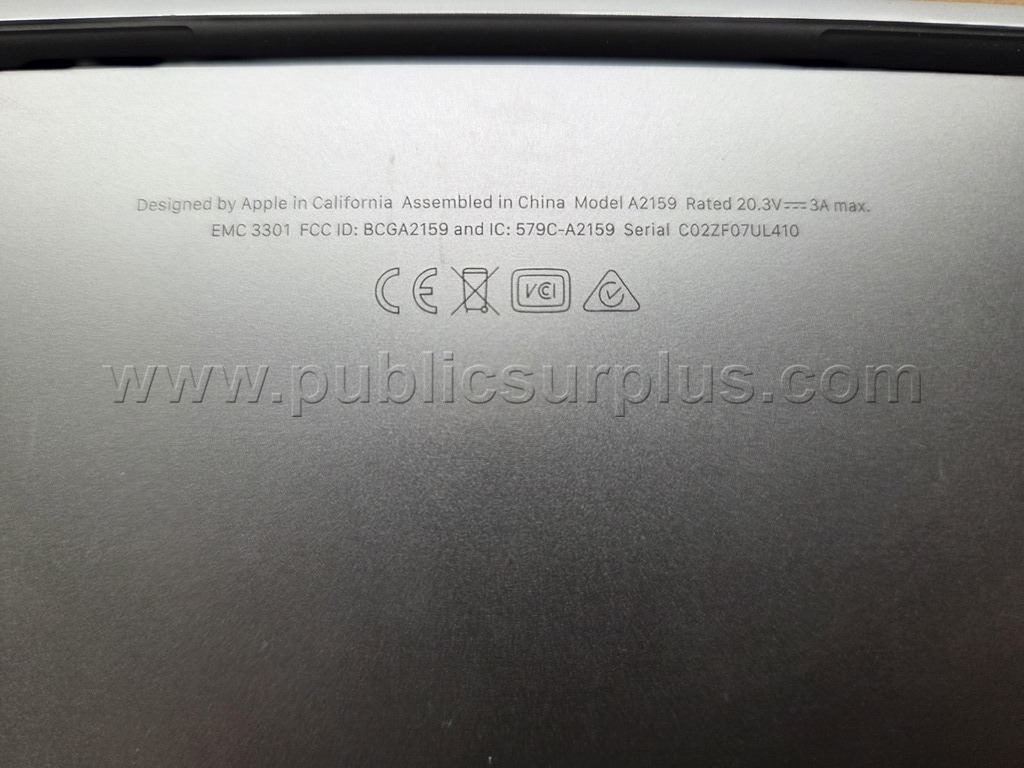 (1) MacBook Pro with Charger Dodge Charger Government Surplus Auction - Photo #4