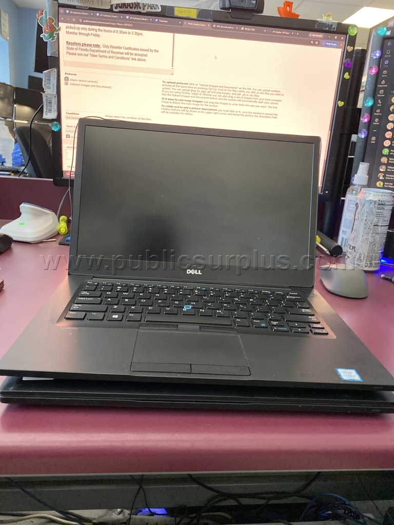(3) Dell Latitude Laptops - RC - Z1-37 Dell  Government Surplus Auction - Photo #3