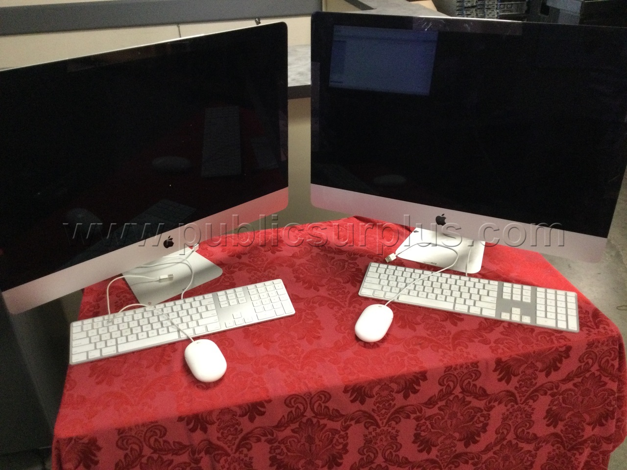 LOT OF (2) IMAC AIO DESKTOP COMPUTERS - SOLD AS IS - 908  908 Government Surplus Auction - Primary Photo