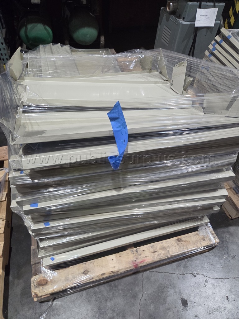 (5) Pallets of Metal Shelving from Everett Public Library   Government Surplus Auction - Photo #3