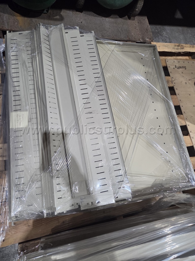 (5) Pallets of Metal Shelving from Everett Public Library   Government Surplus Auction - Photo #4