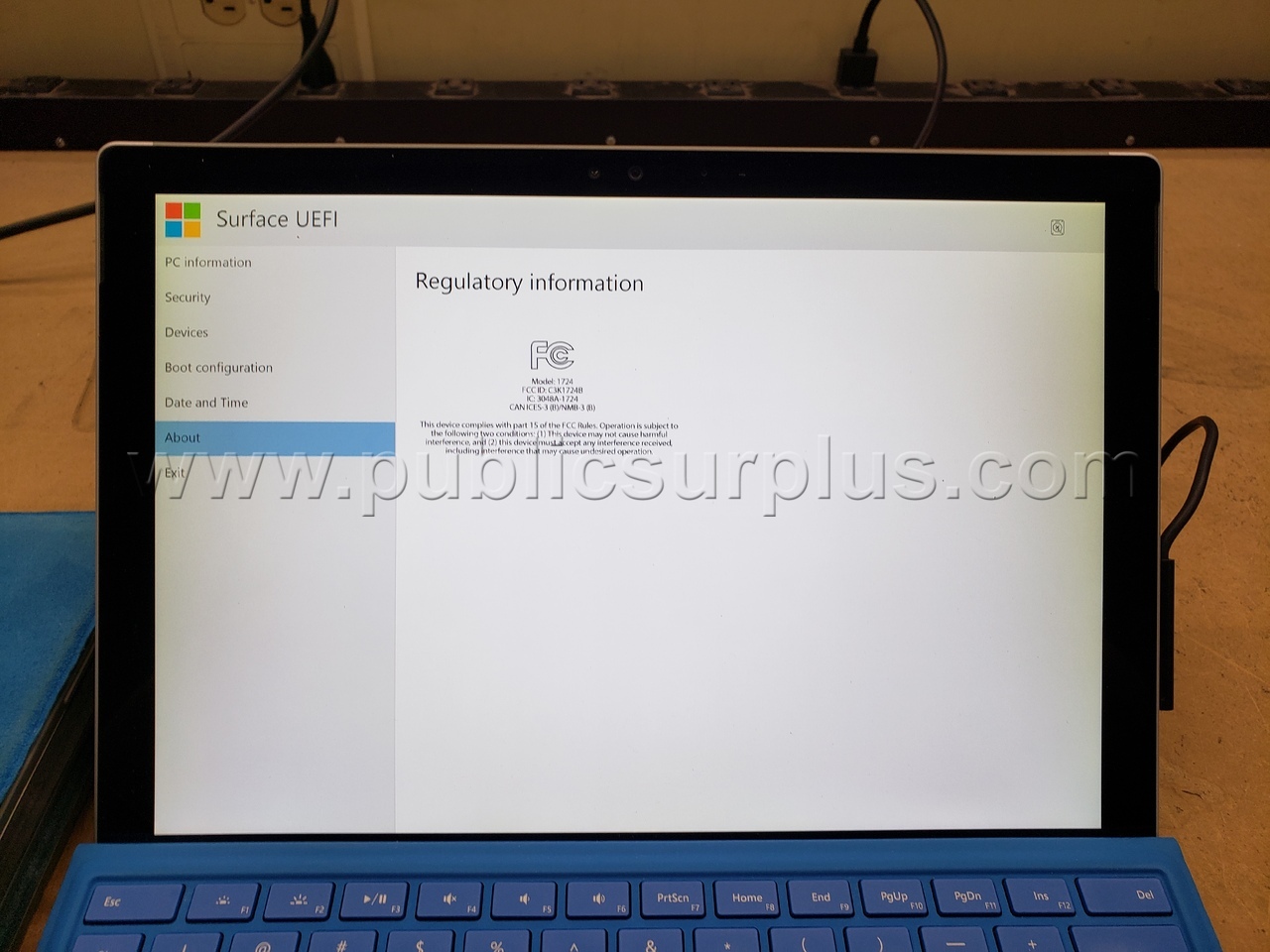 Microsoft Surface Pro 4 Lot 4 LOT 5178  5178 Government Surplus Auction - Photo #3