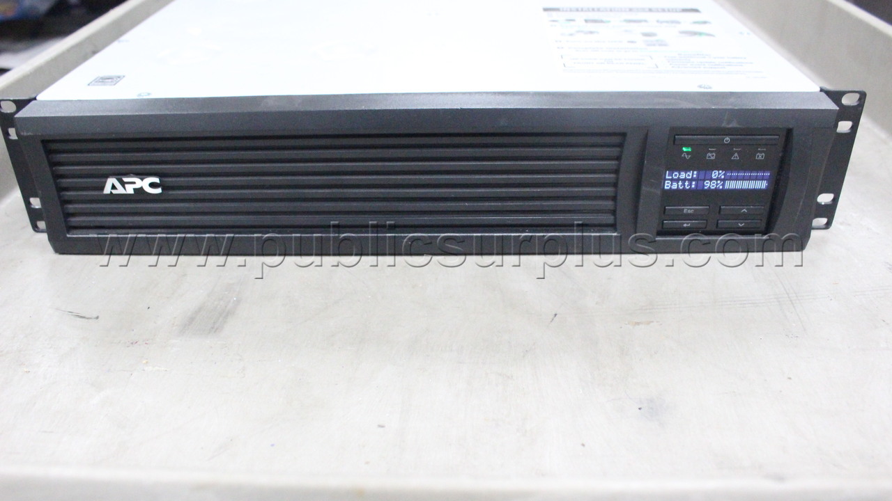 APC SMT1000RM2UC Battery Backup   Government Surplus Auction - Photo #3