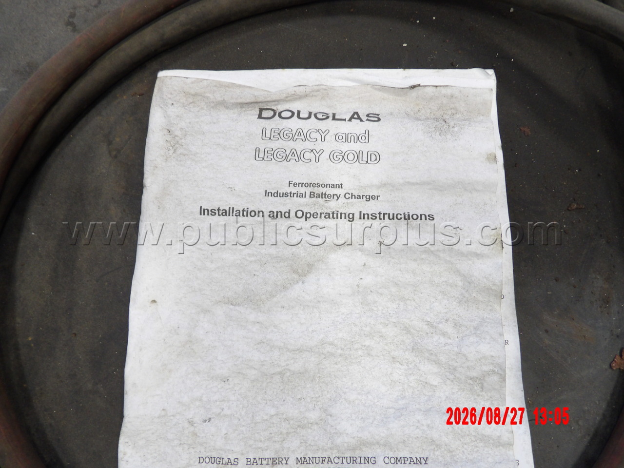 2000 BT Standup Forklift Dodge Charger Government Surplus Auction - Photo #5