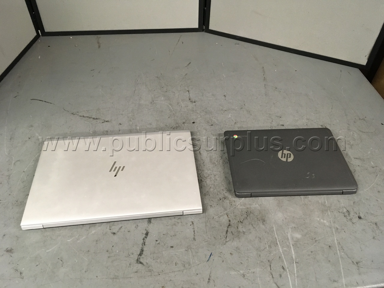 Lot of 2 Used Miscellaneous HP Laptops