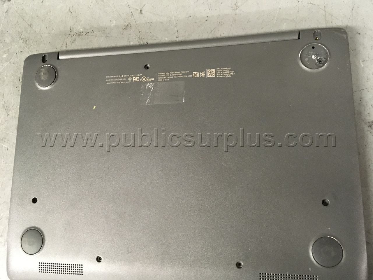 Lot of 2 Used Miscellaneous HP Laptops HP  Government Surplus Auction - Photo #6