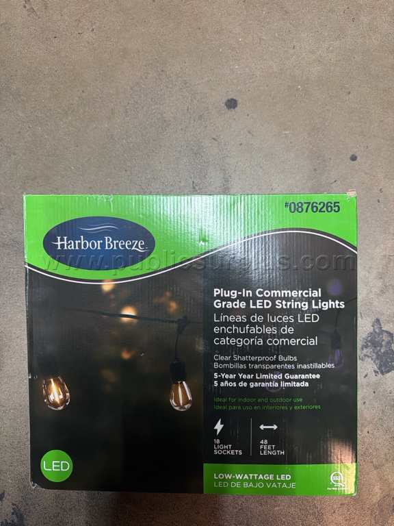 Plug-In LED String Lights - E