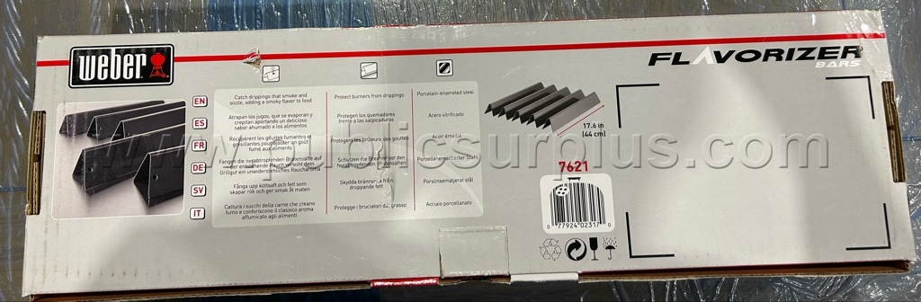 Weber Flavorizer Bars - E   Government Surplus Auction - Photo #2