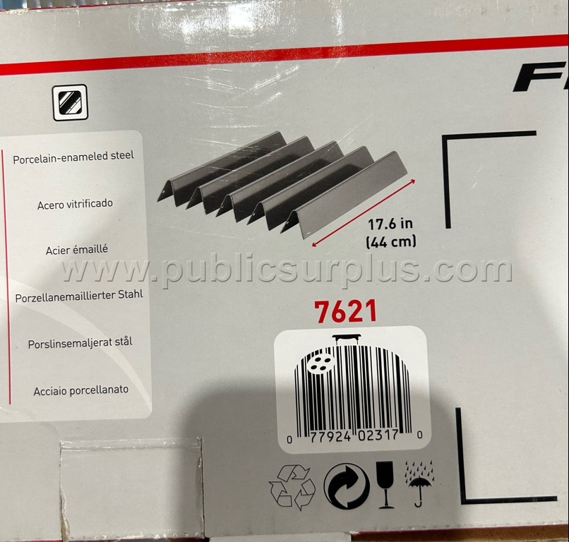 Weber Flavorizer Bars - E   Government Surplus Auction - Photo #6