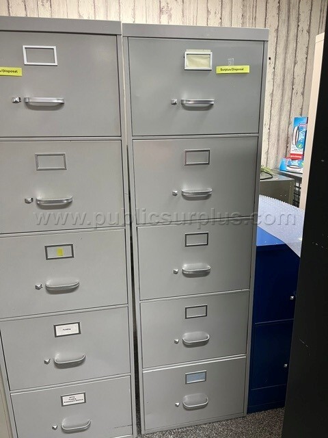Metal Filing Cabinets LOT (4)   Government Surplus Auction - Photo #5