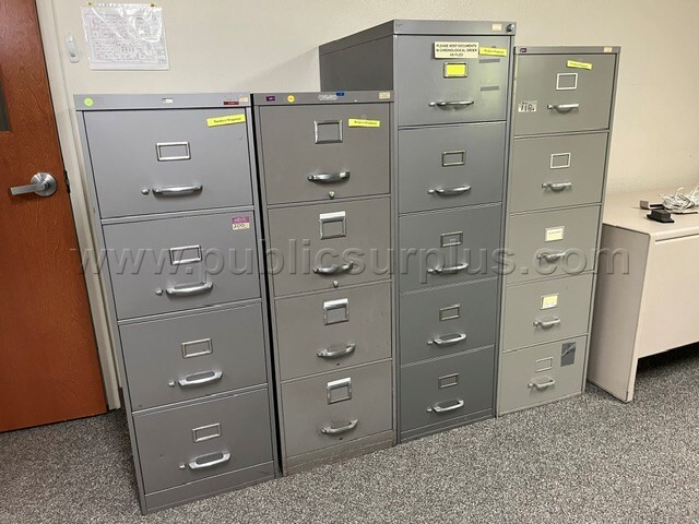 Metal Filing Cabinets LOT Q(4) #2