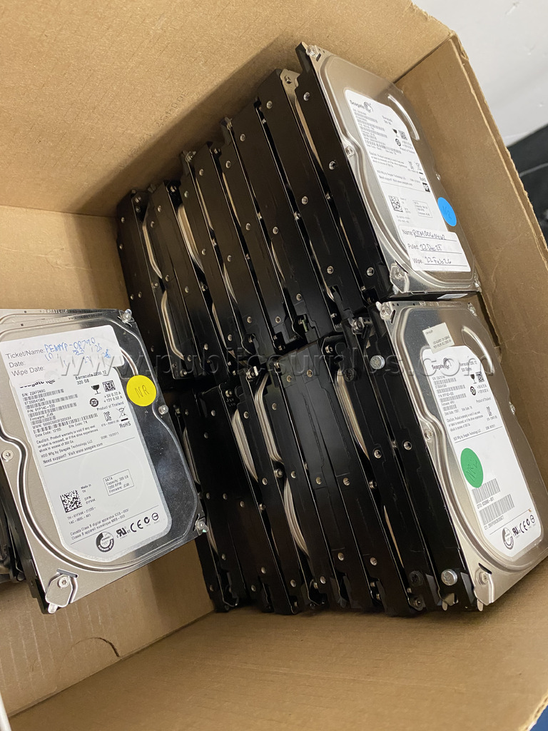 Lot of (35) MISC. SATA Hard Drives   Government Surplus Auction - Photo #3