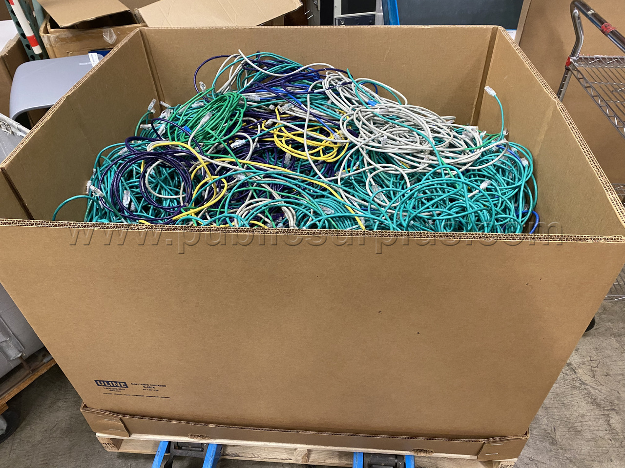 Pallet of Cat6 Ethernet Cable